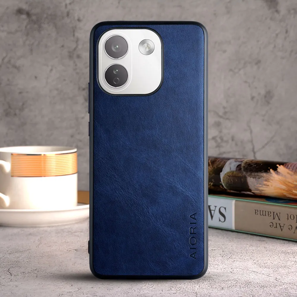 Luxury Vintage Leather Skin Case Cover