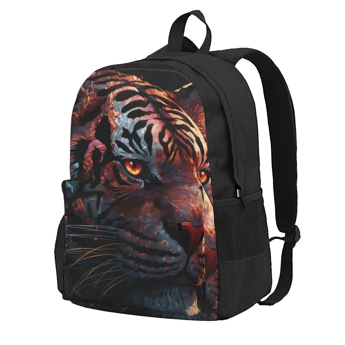 

Tiger Backpack Fantastic Grotesque Kawaii Backpacks Teen Outdoor Style Pattern High School Bags Designer Rucksack