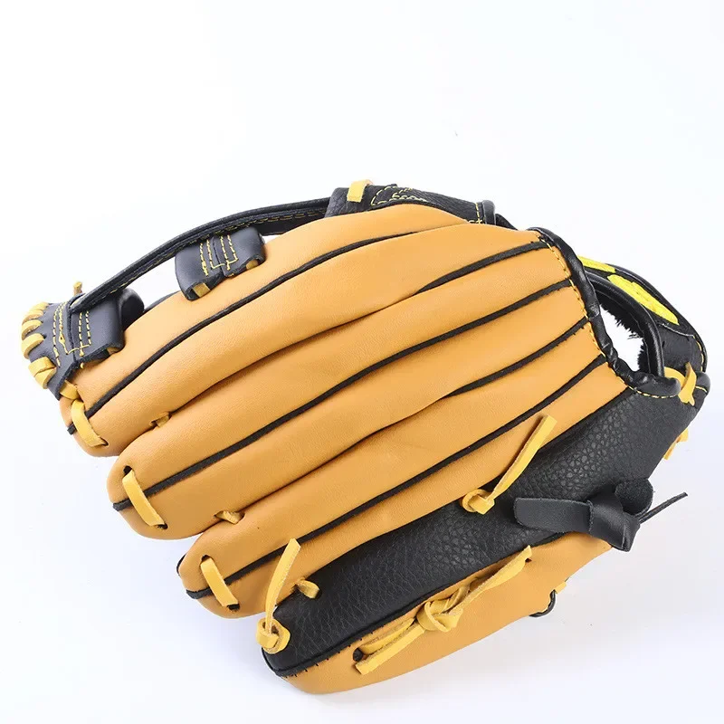 Professional Genuine Leather Baseball Glove – 11.5/12.5 Inch Softball & Baseball Training Mitt for Youths & Adults, Durable Catcher Gear 4