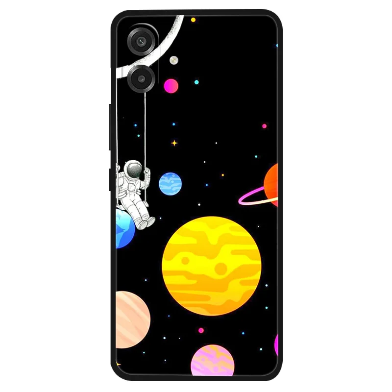 Cute Flower Print Soft Silicone Case - Enhanced Protection Cover