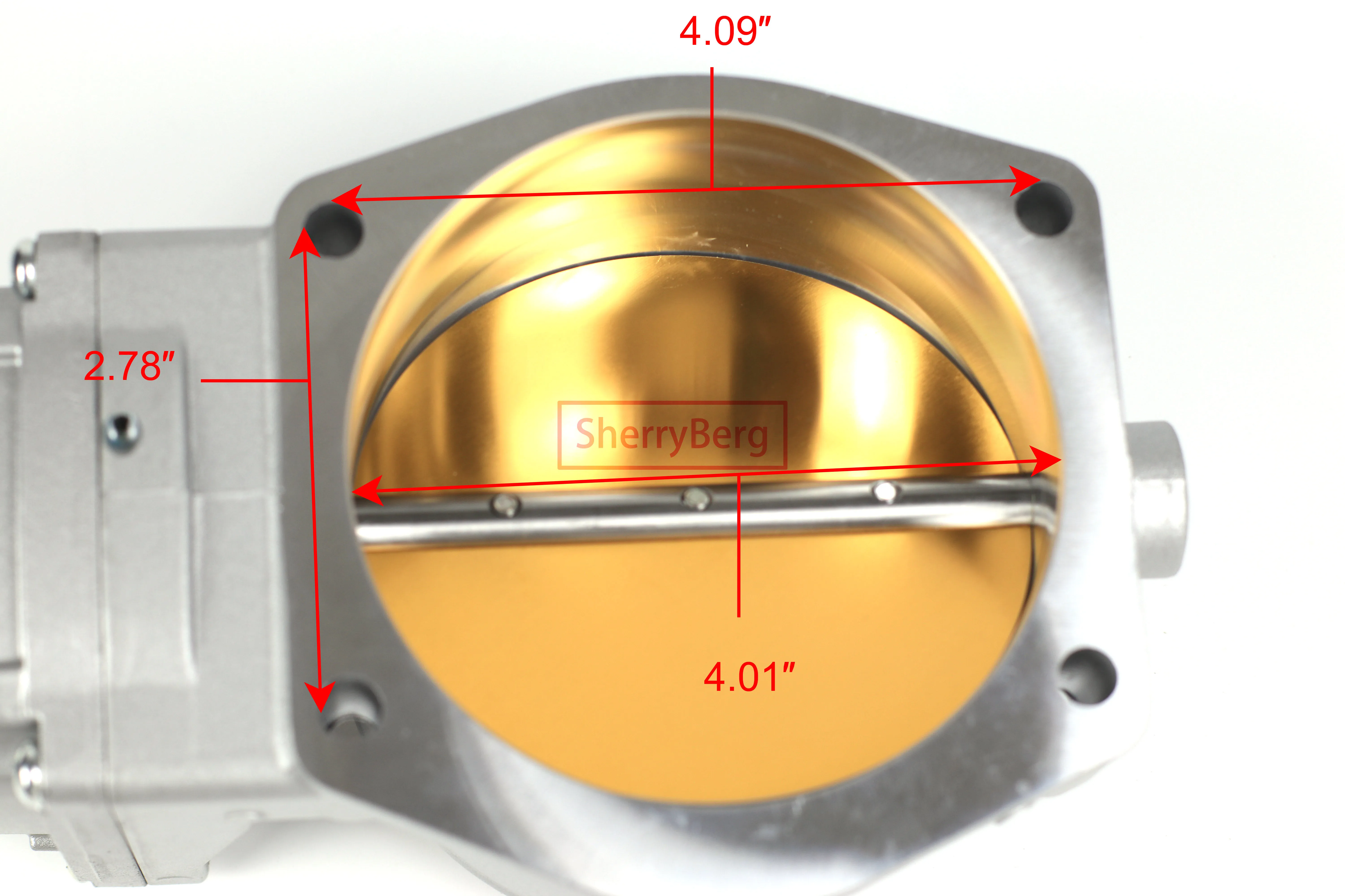 셰리버그 스로틀 바디 어셈블리 드라이브 바이 와이어 LSX 102MM 보어 LS (쉐보레 카마로 SS M LS3 LS7 LS9 LSX LSA 2010 11 12 -2015 TPS용)