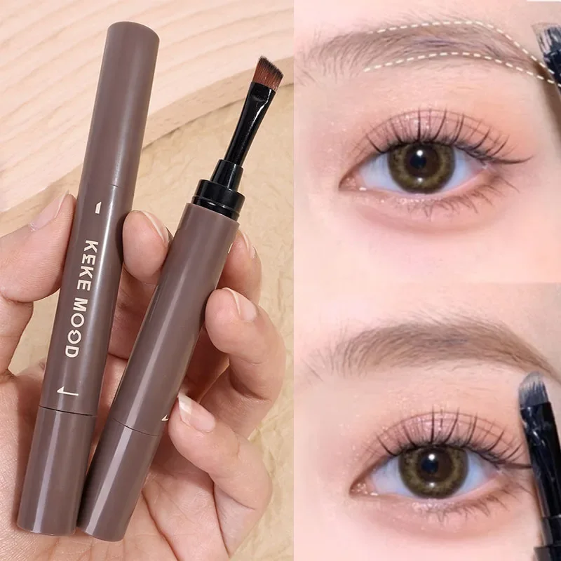 

Eyebrow Cream Pen with Brush Waterproof Long Lasting Natural Brown Grey Eye Brow Shape Tinted Eyeliner Pencil Makeup Cosmetic