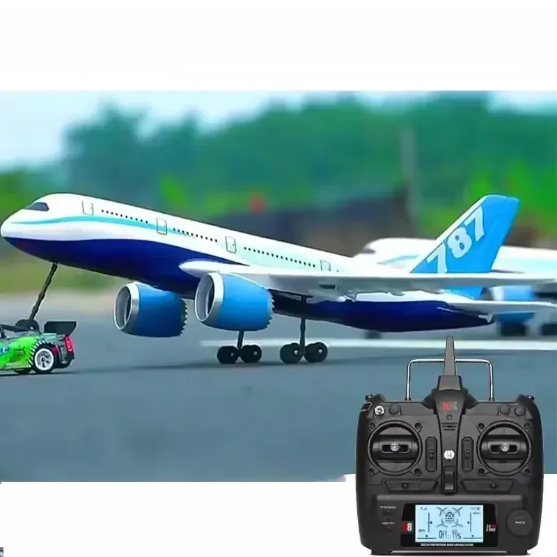 어린이 전기 리모컨 장난감 선물, 핫 787 글라이더 Qf008 리모컨, 3 채널 고정익 항공기, 2.4g, 2024 신제품