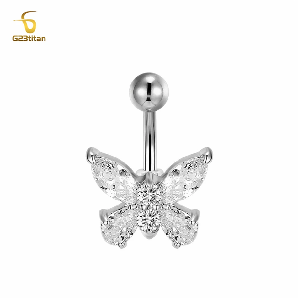 Titanium Belly Button Rings Hypoallergenic Belly Button Piercing