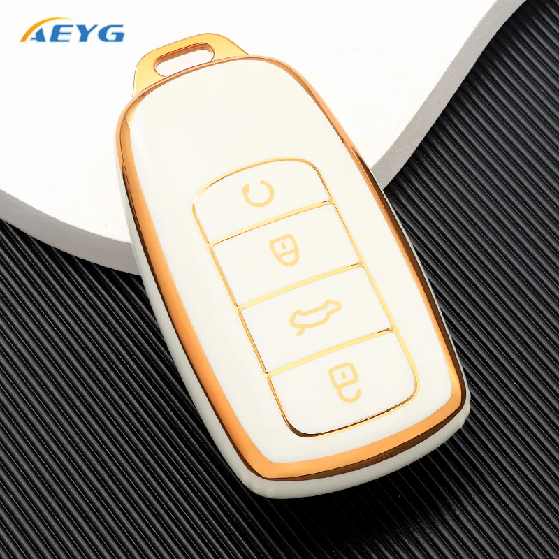 Premium TPU Car Key Case Cover - Durable Protector Accessory