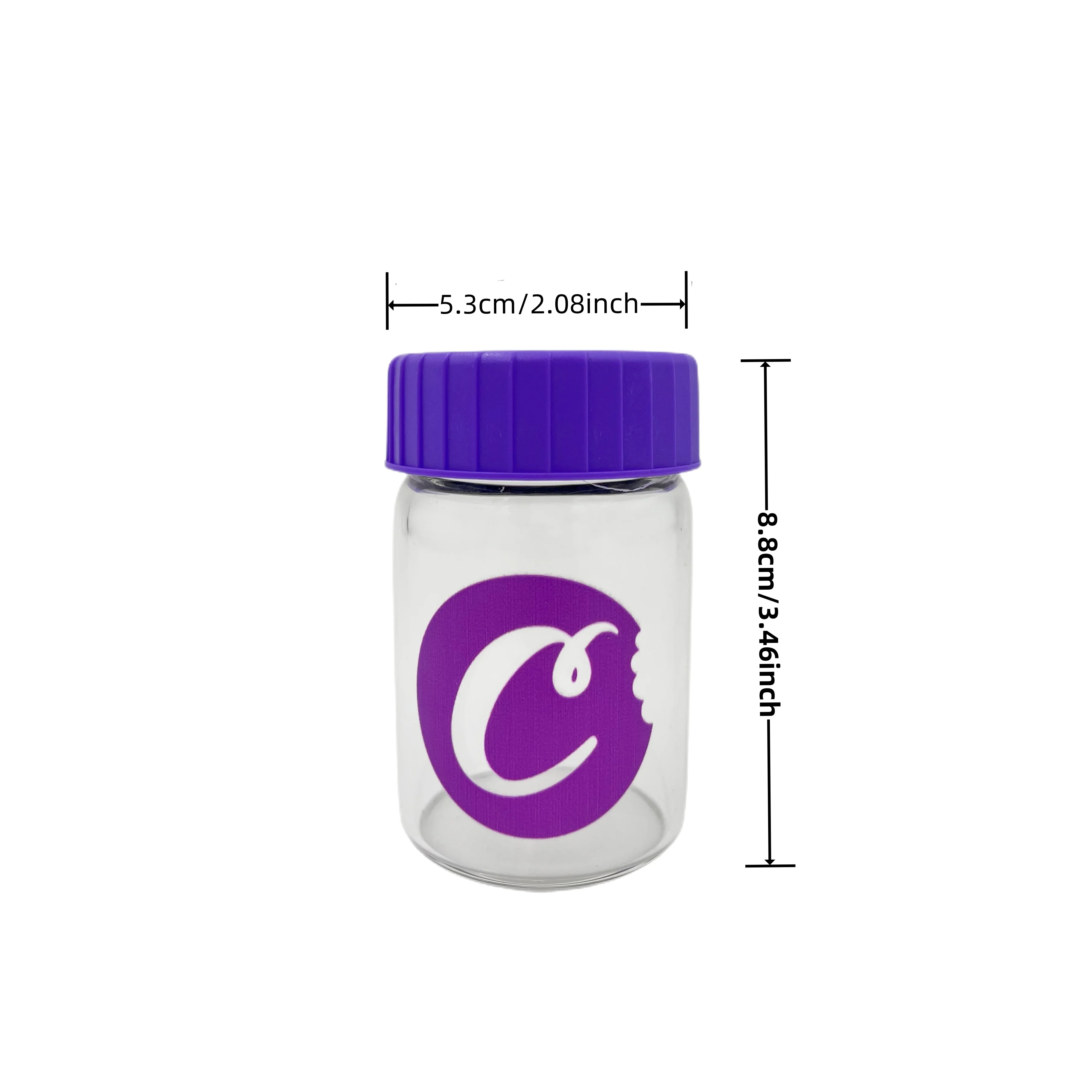 LED Light Glass Jar Multi Use Storage Container