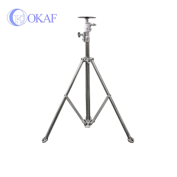 

10feet stainless steel easy carrying telescopic tripod mast for video camera or light
