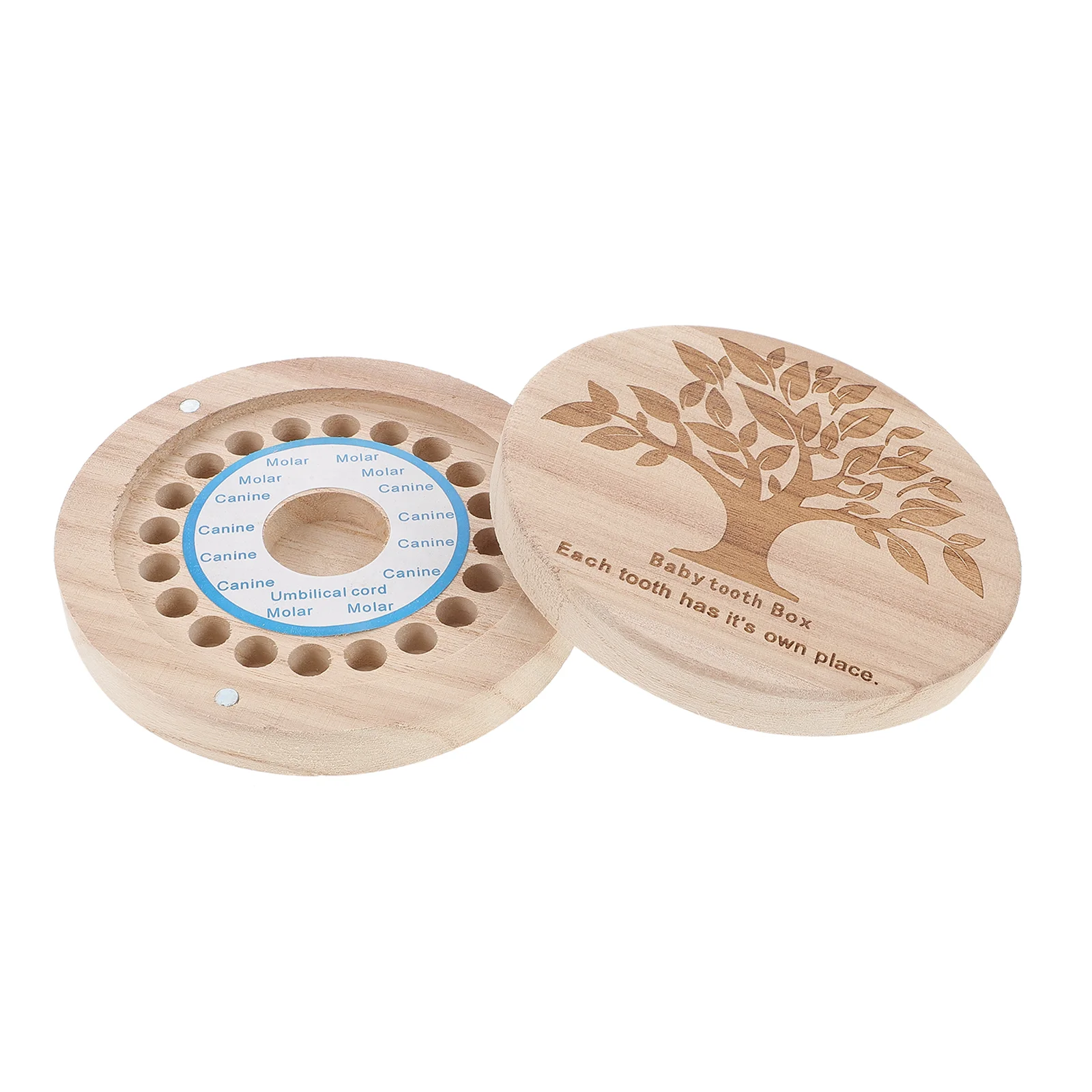 

Baby Tooth Box Wooden Tooth Keepsake Box Baby Kids Tooth Holder Keepsake Box