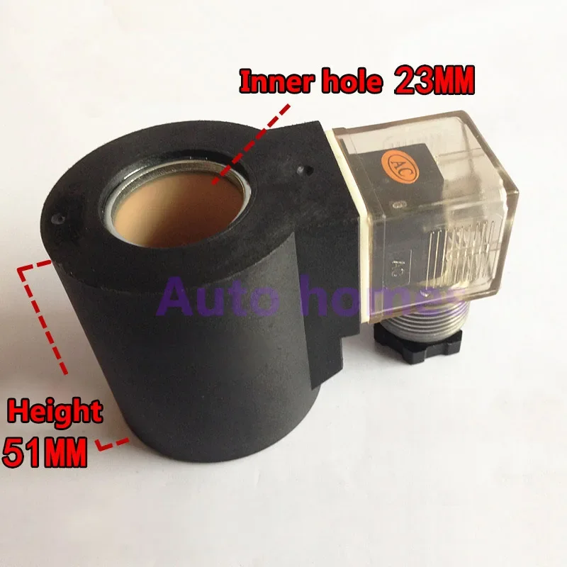 

Hydraulic solenoid valve coil MFB10-60YC MFZ10-60YC bore 23MM height 51MM AC220V DC24V AC110V