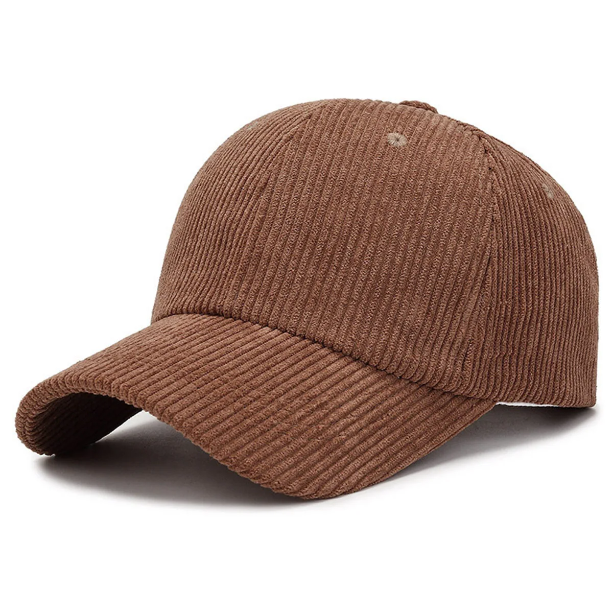 Mode Wildleder Baseball Cap Männer und Frauen Herbst und Winter Solide Retro Cord Hut Hip Hop Hut Unisex Straße Einstellbare Sonnenhut – Detail 12