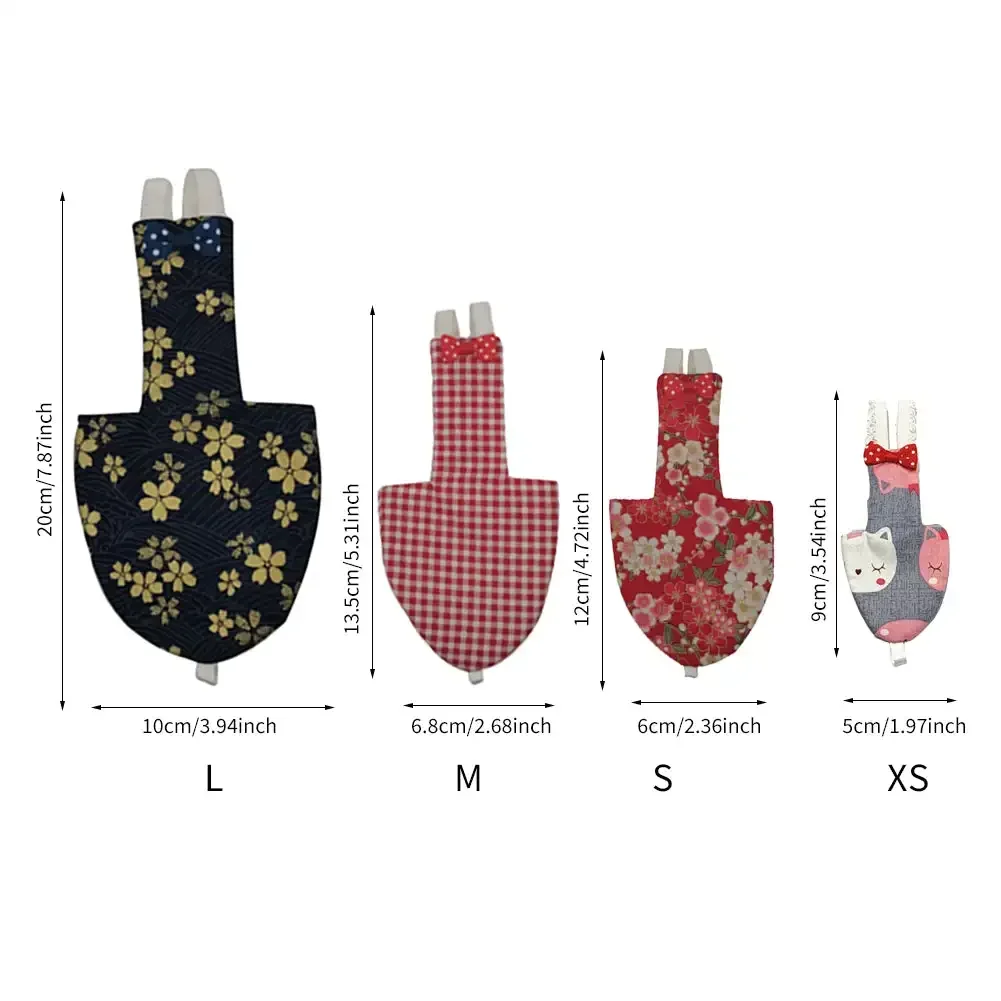 Japanese Style Sakura Birds Flight Suit with Bow Tie Parrot Diaper Flight Suit Diaper Clothes Parakeet Pigeon Medium Pet Bird - Image 6