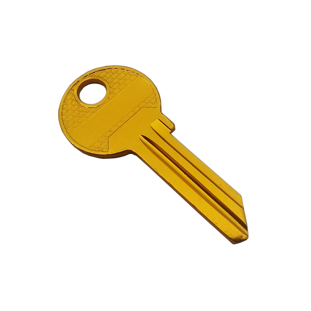 25pcs JS 1634 Alloy color Key Blank Everyday Home key blank suitable for lock F55 color random shipping
