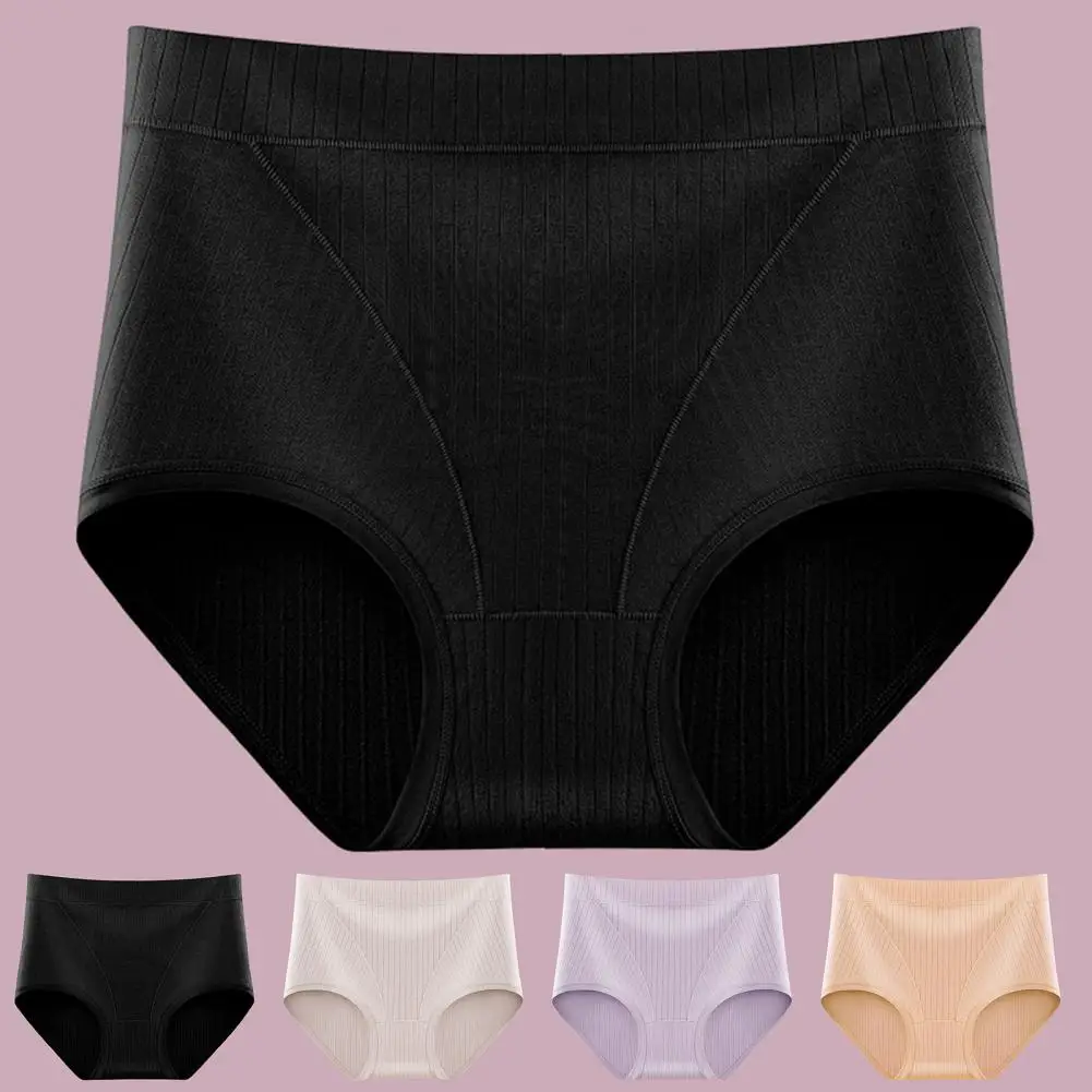 

Tummy Control High Waist Mid-aged Lady Soft Elastic Quick Dry Women Panties Anti-septic Underpants for Female Underwear Slim Fit