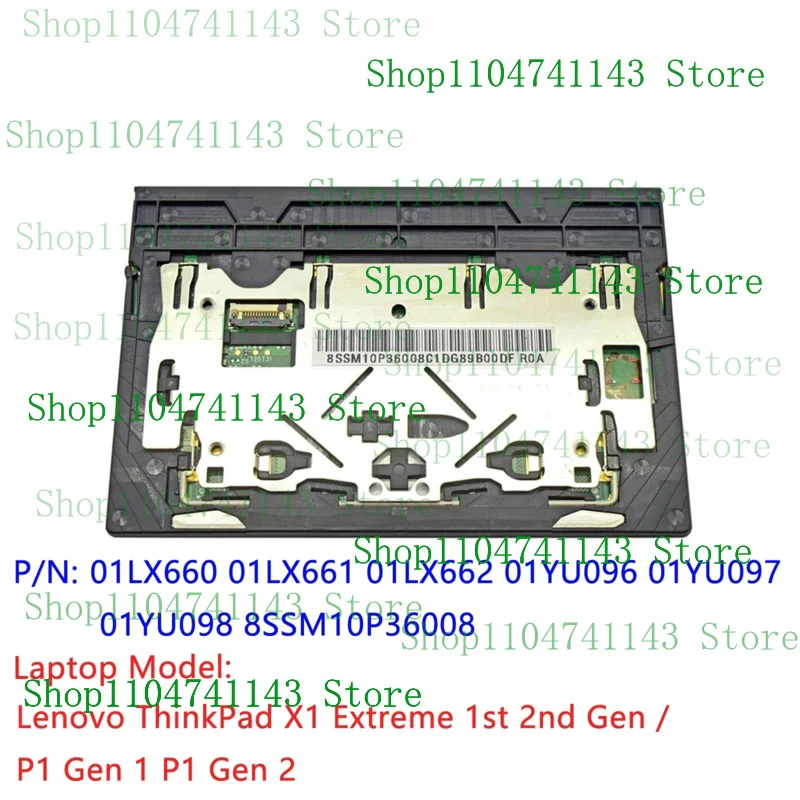 NUOVO Per Lenovo ThinkPad P1 X1 Extreme 1a Generazione Touchpad