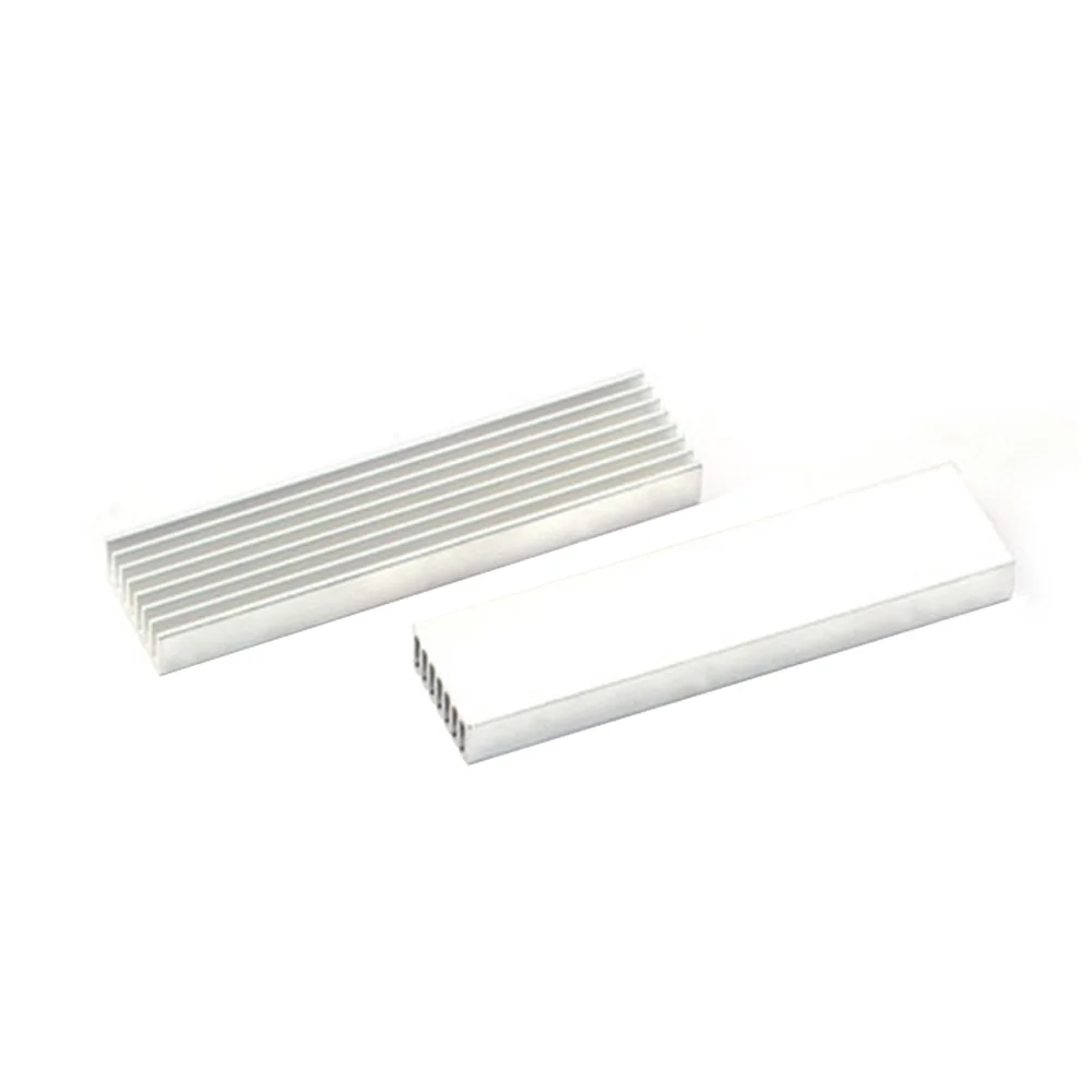 

100x25x10mm Aluminum Heat Sink Cooling LED Power IC Transistor For Computer