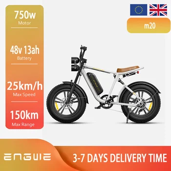 ENGWE M20 750W 48V 13Ah Batteria rimovibile 20 “Pneumatico grasso Bicicletta elettrica Off-Road Ebike Mountain 7 velocità Bici elettrica