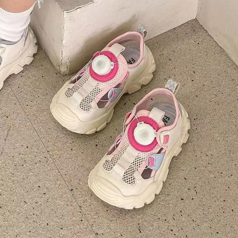 Girls Non Slip Summer Sandals Kids Thick Bottom Walking Shoes