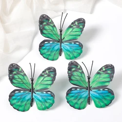 Colorful Butterfly Stickers for Crafts and Home Decor (Set of 10/20/30) (Green)