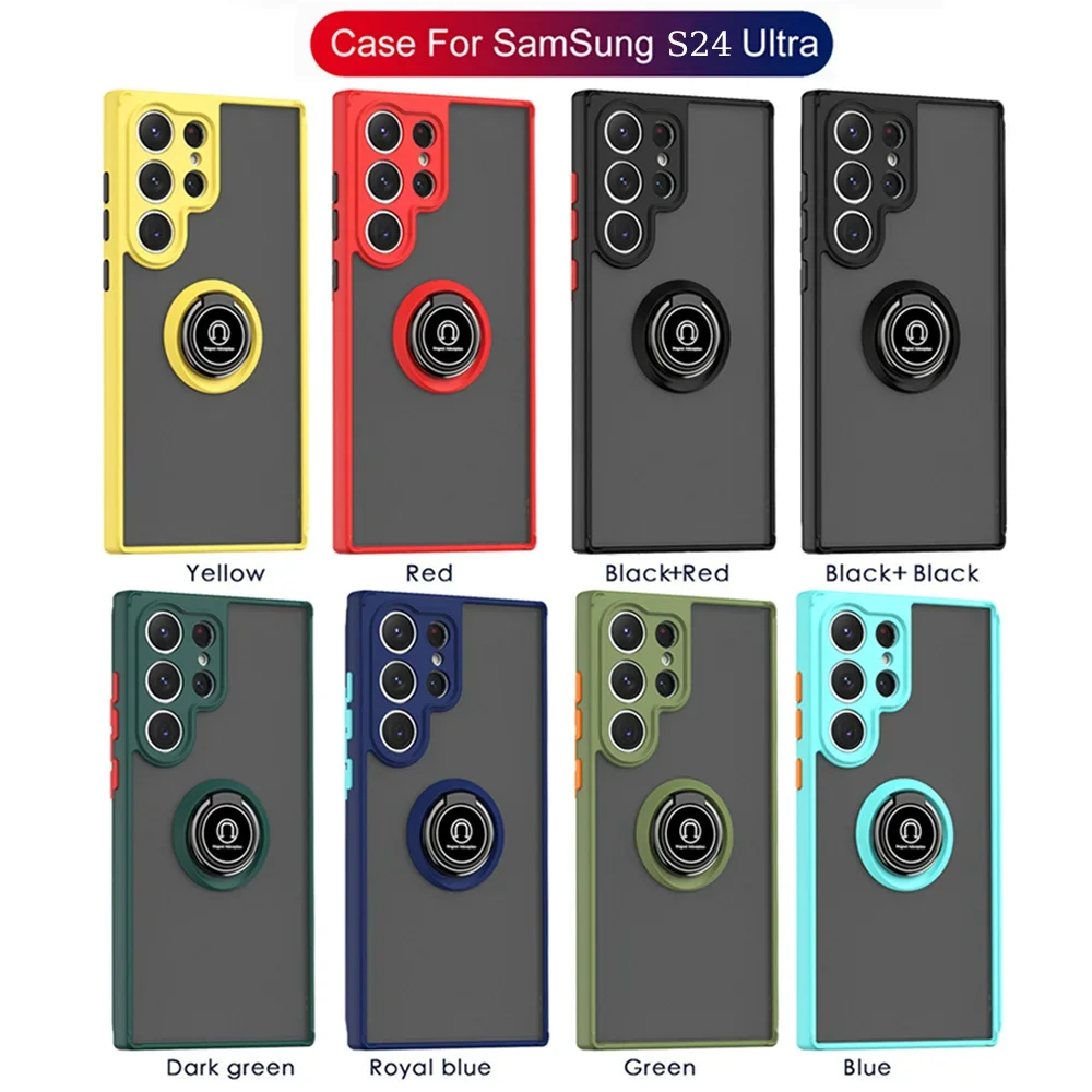 Shockproof Magnetic Phone Case For Samsung Galaxy With Stand_voghion.com