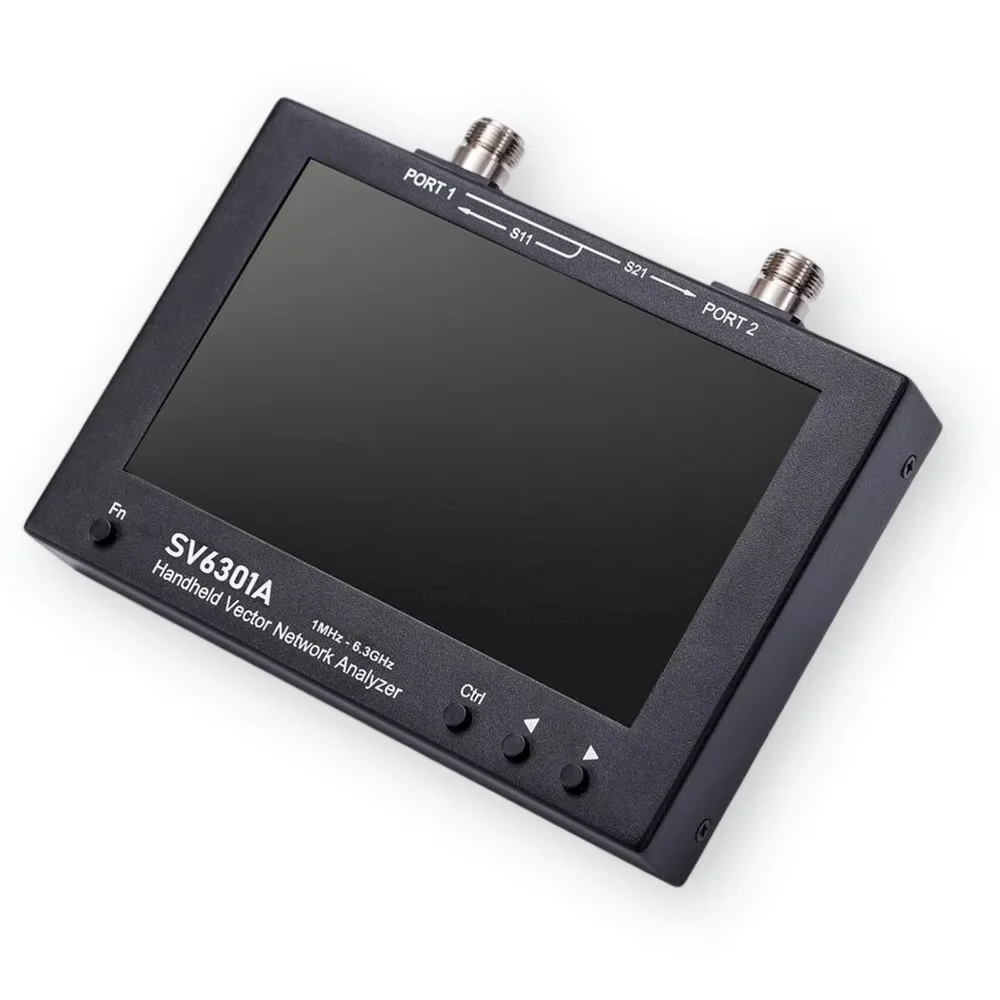 SV6301A vector network analyzer 1MHz-6.3GHz 7-inch touchscreen S-parameter measurement RF testing tool with high accuracy