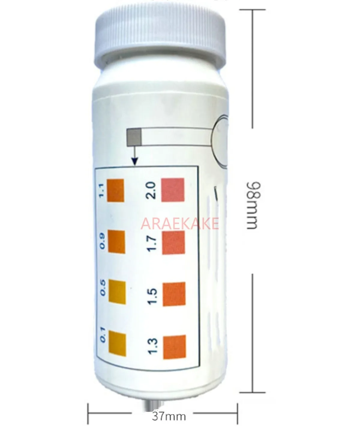 Aquarium Test Strips Copper ion content and concentration detection test paper Cu rapid test strip reagent kit wastewater quality metal ion deter