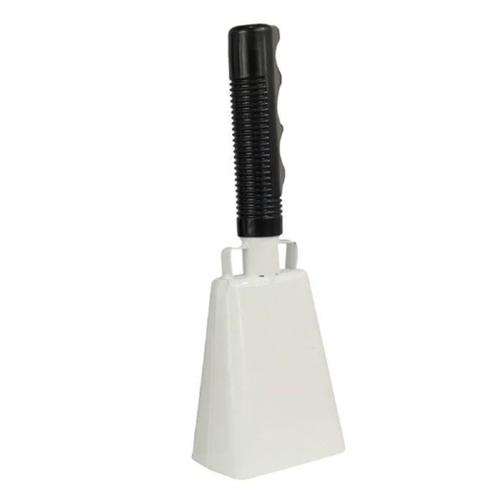 Hand Bell Cow Bell Steel Cowbell With Handle Hand Percussion For Party Sport Events Cheering Bell Hand Call Loudly For Concert
