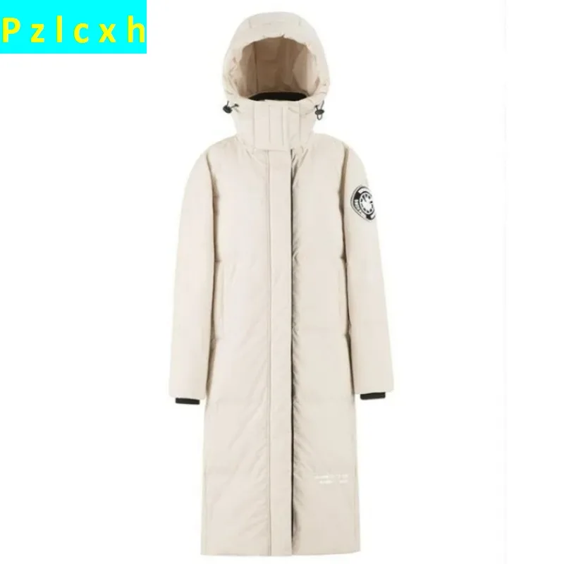 2023 New Women Down Jacket Winter Coat Female Loose Large Size Parkas Mid Length Version Hooded Outwear Warm Thickened Overcoat women new down jacket winter coat female loose white duck down parkas warm thickened outwear mid length version hooded overcoat