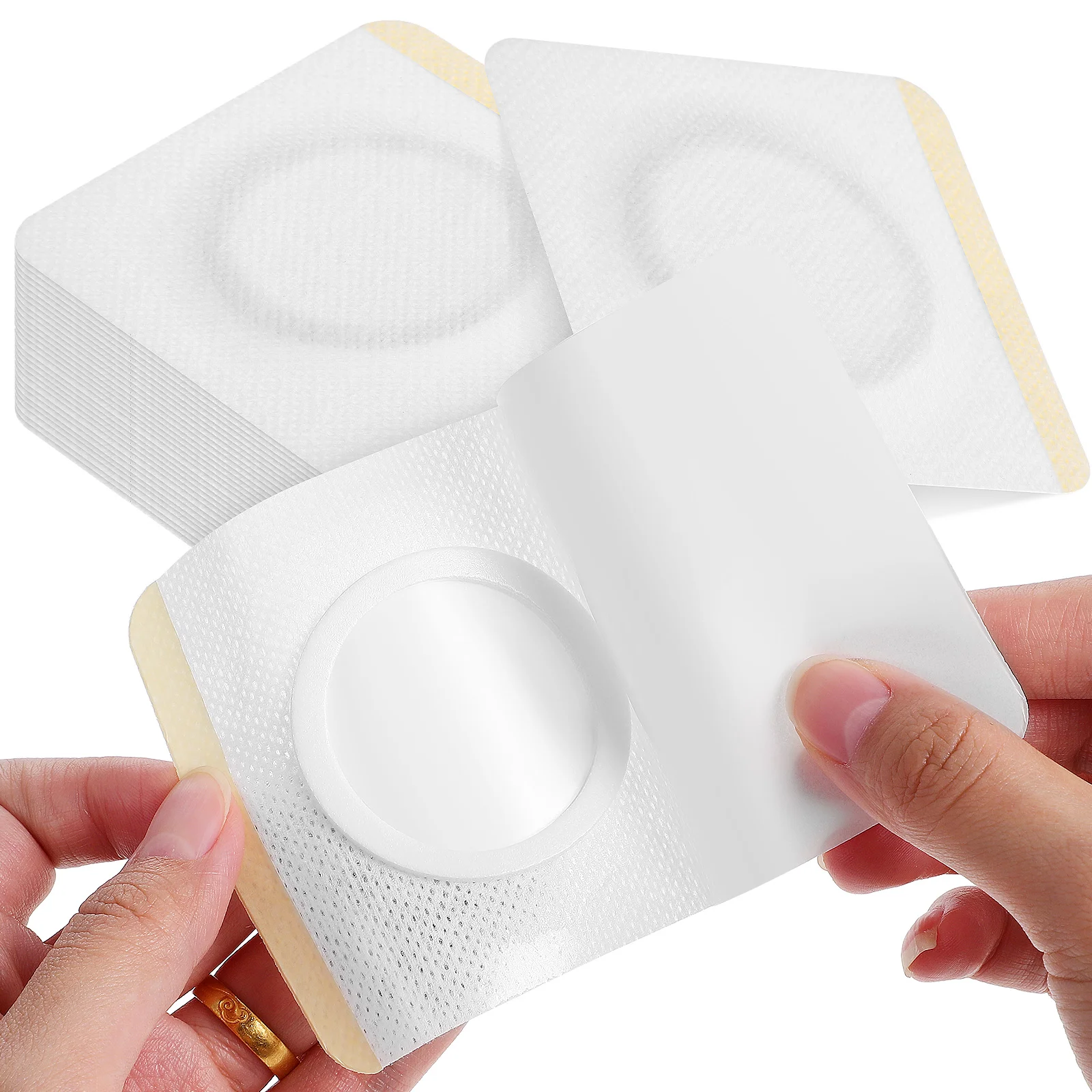 Castor Oil Navel Stickers 50 Pcs Air Permeable