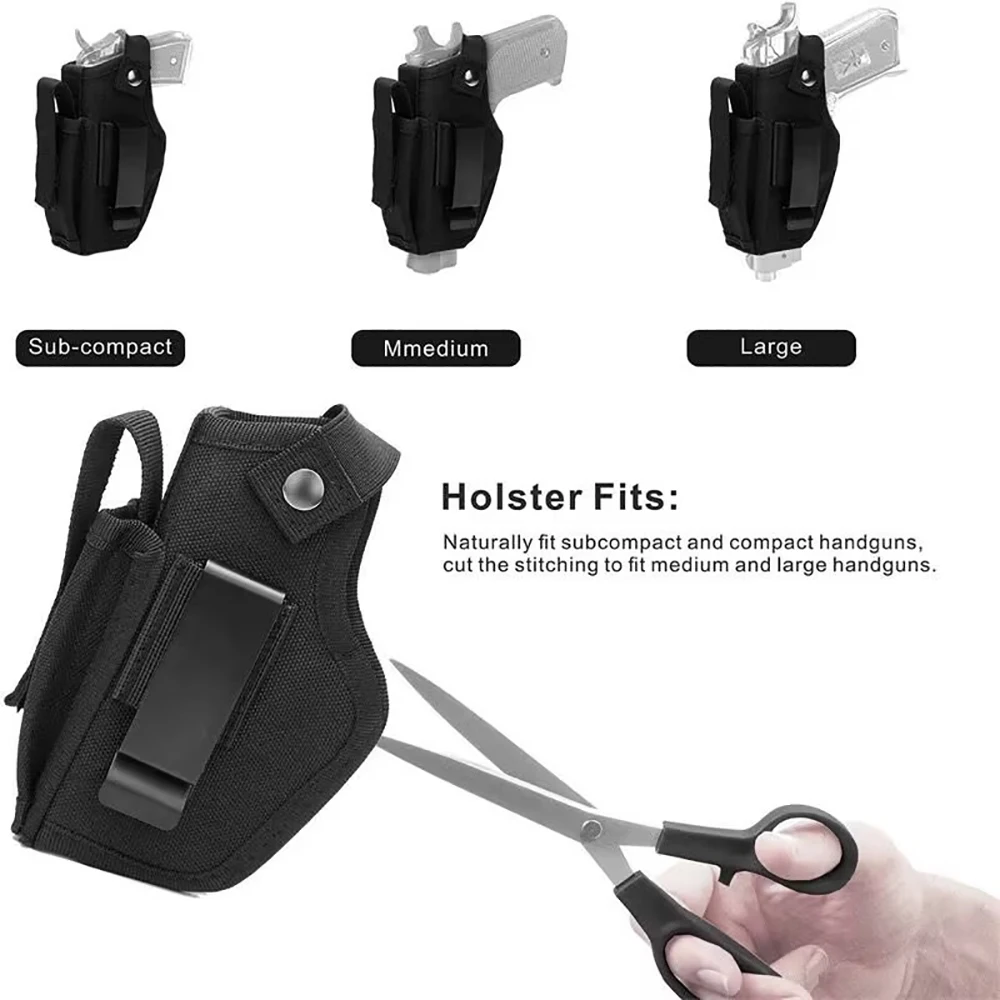Gun holsters outdoor universal with bullet clip for handgun
