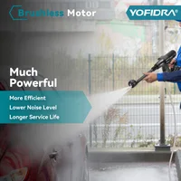 Yofidra 200Bar Brushless High Pressure Car Washer Water Gun 6 IN 1 Cleaning Garden Washing Wash Spray Gun for Makita 18V Battery 2