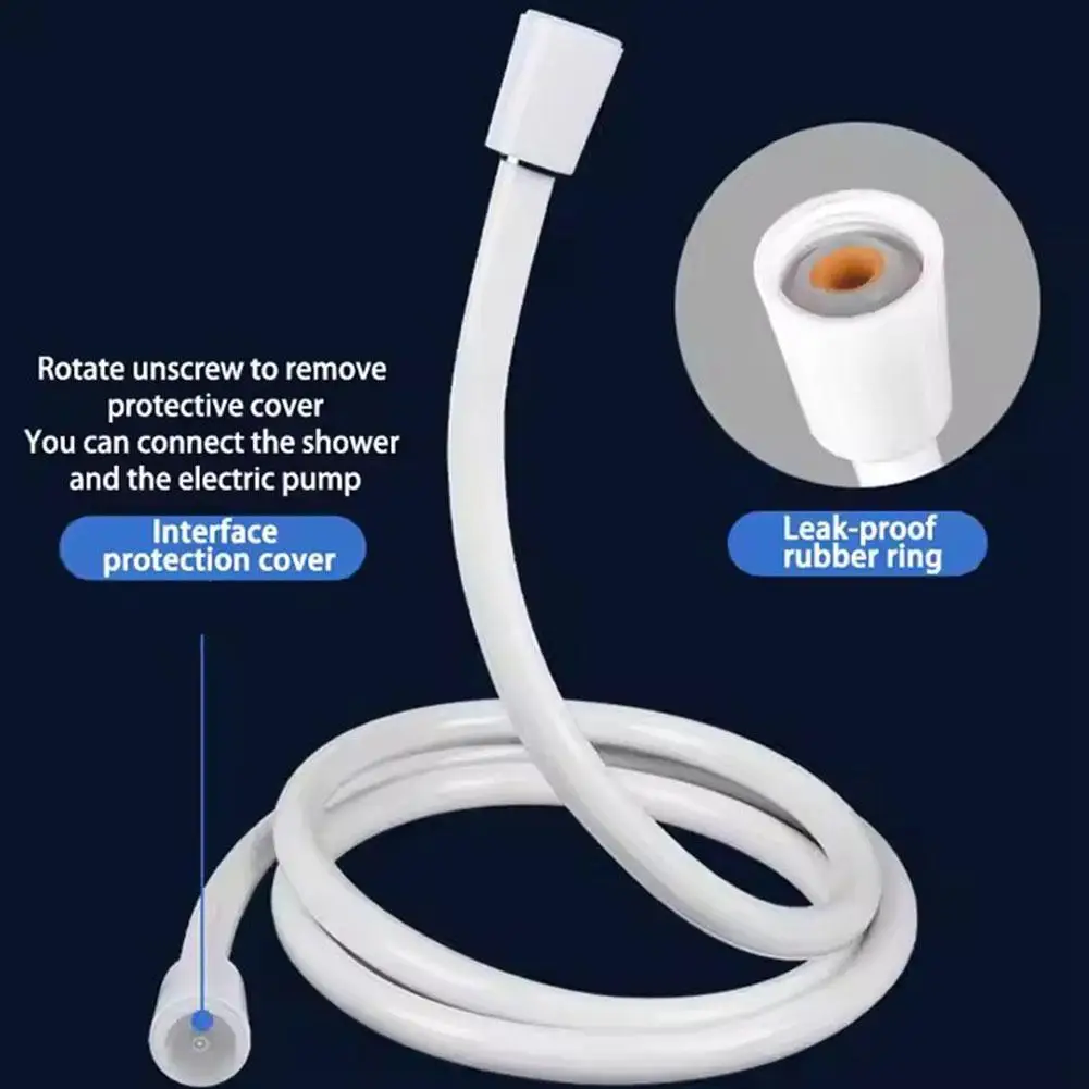 Portable Electric Camping Shower Water Pump Adjustable Shower Set Hiking Backpacking Beach Traveling