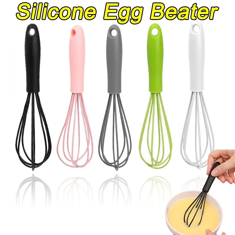 Kitchen Silicone Whisk Non-Slip Egg Beater Milk Frother Kitchen Utensil 17x4cm Kitchen Silicone Egg Beater Tool Easy To Clean Kitchen Silicone Whisk Non-Slip Egg Beater Milk Frother Kitchen Utensil 17x4cm Kitchen Silicone Egg Beater Tool Easy To Clean