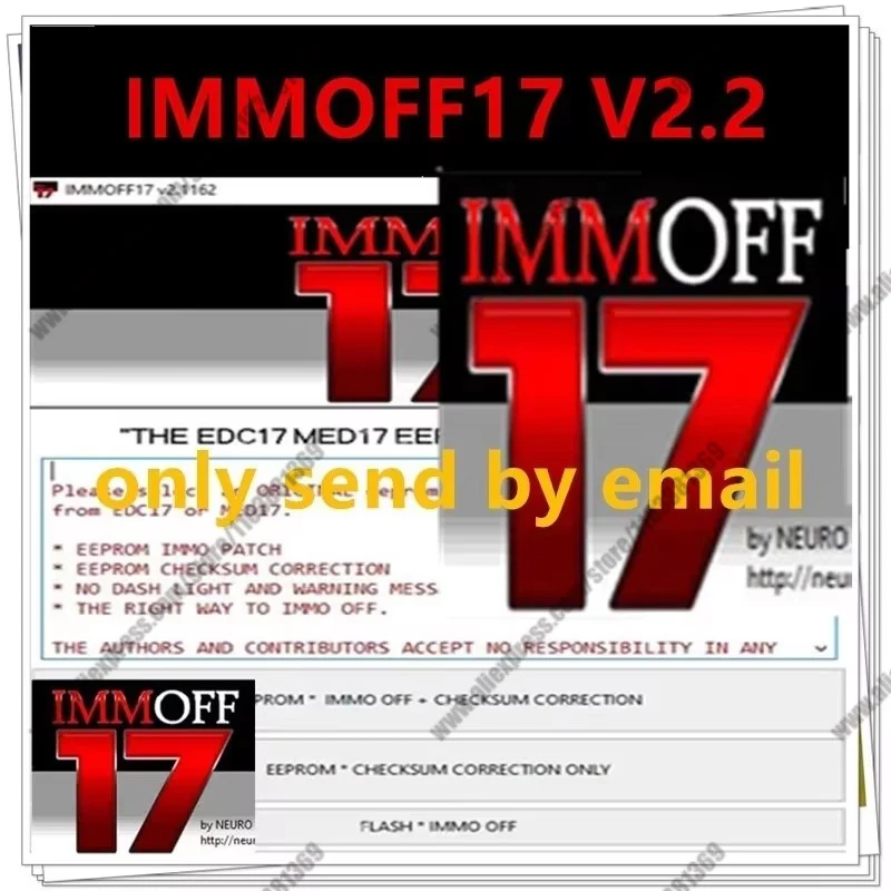 IMMOFF17 Software EDC17 with keygen Immo Off Ecu Program NEUROTUNING+Davinci 1.0.28 PRO cars Software tools and install video 5