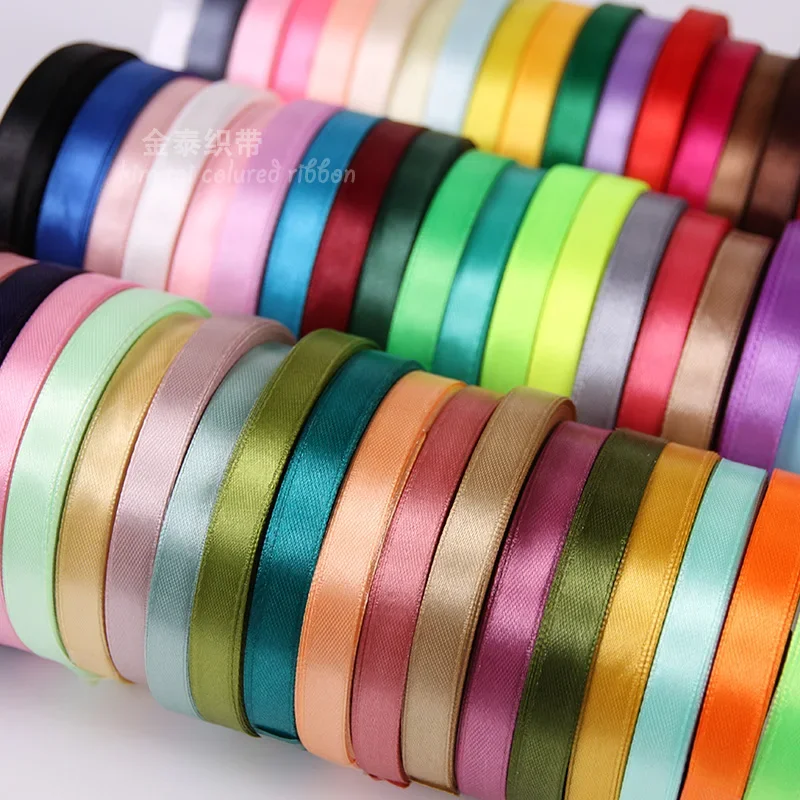 10mm Satin Ribbon DIY Sewing Handmade Crafts Supplies Christmas Decoration Tape