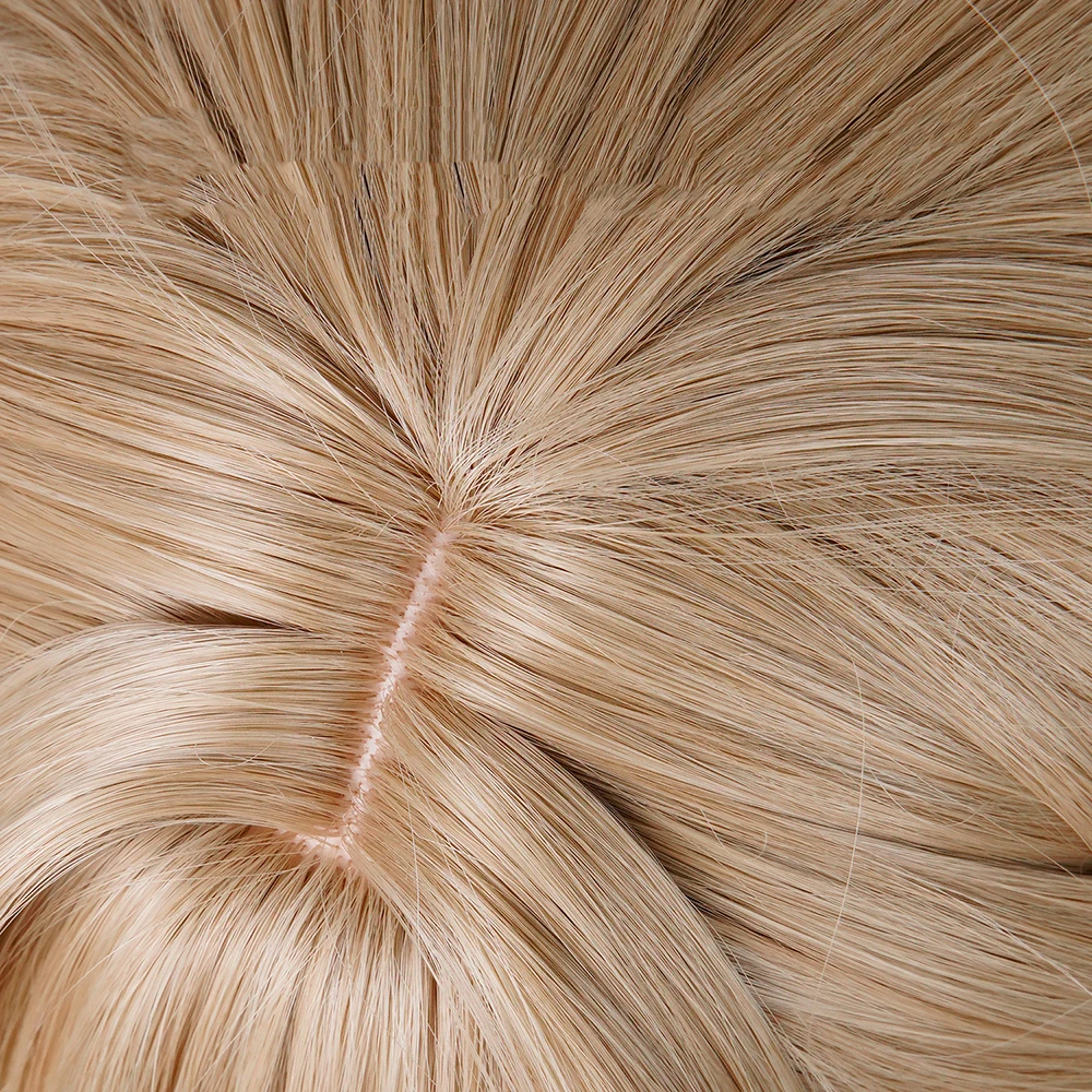 Generic Blonde Heat-Resistant Synthetic Wig for Cosplay Events