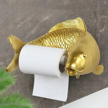 fishing toilet paper holder
