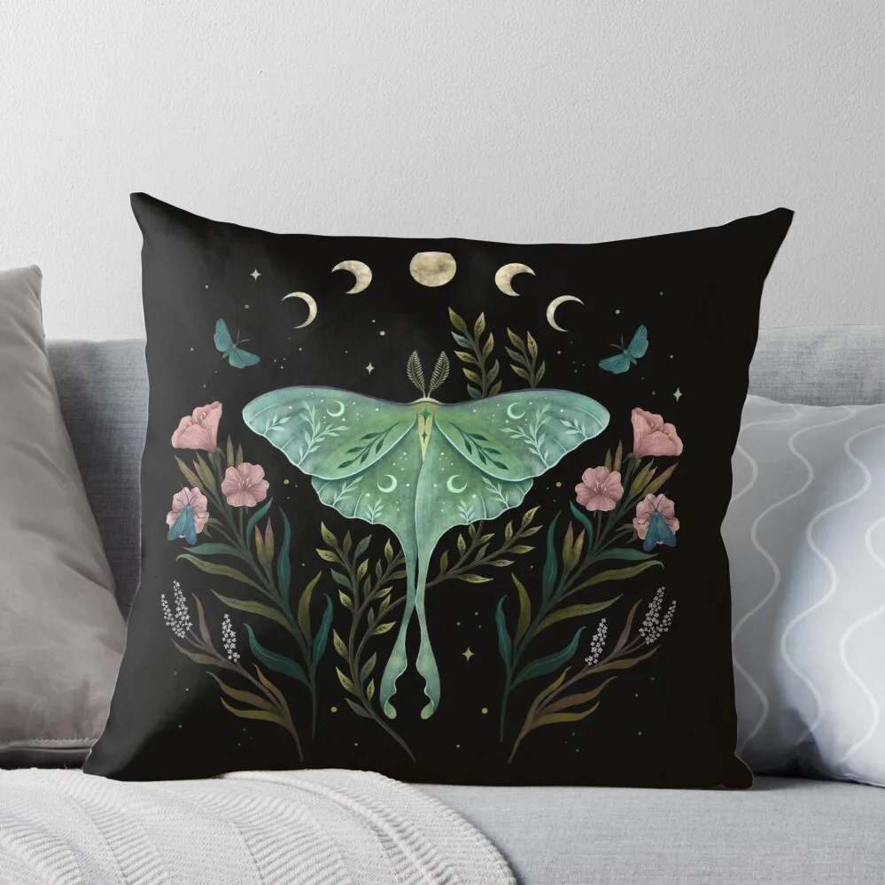 

Luna and Forester Throw Pillow anime girl Luxury Pillow Cover Decorative Pillow Covers For Sofa