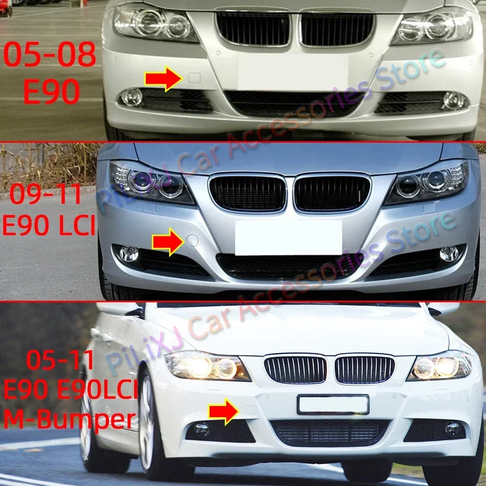 Front Bumper Towing Hook Cover Cap for BMW 3 E90 E90LCI E91 2005-2011 320 325 330 M-Sport
