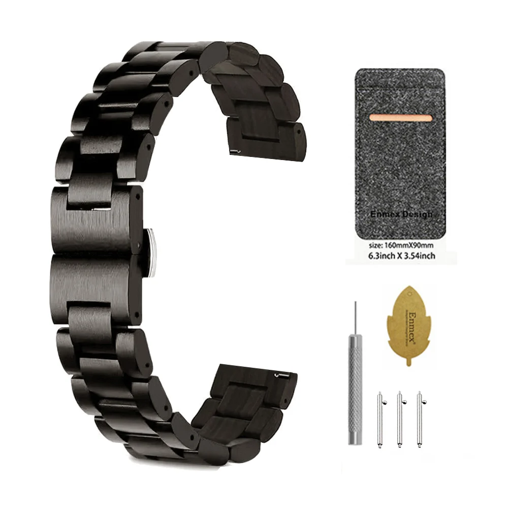 Elegant Retro Sandalwood Wooden Watch Strap