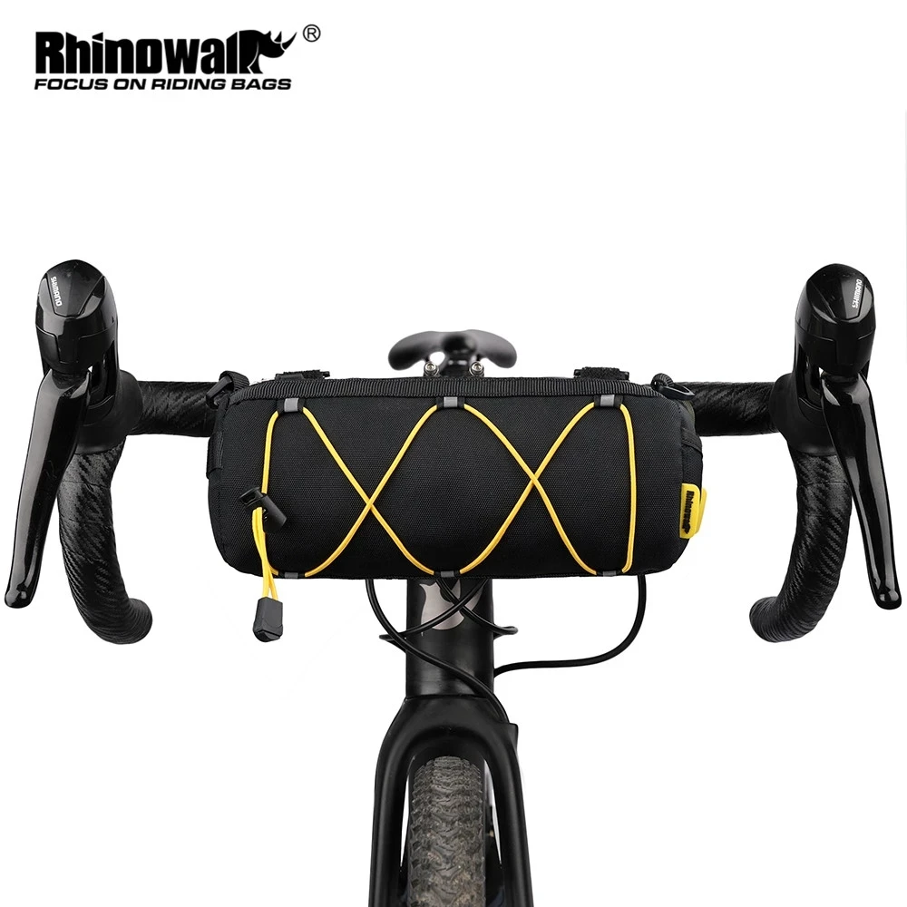 

Rhinowalk Bike Handlebar Bag Pannier 2.4L MTB Bicycle Bag Front Tube Bag Multi-purpose Backpack Cycling Travel Commute Bag
