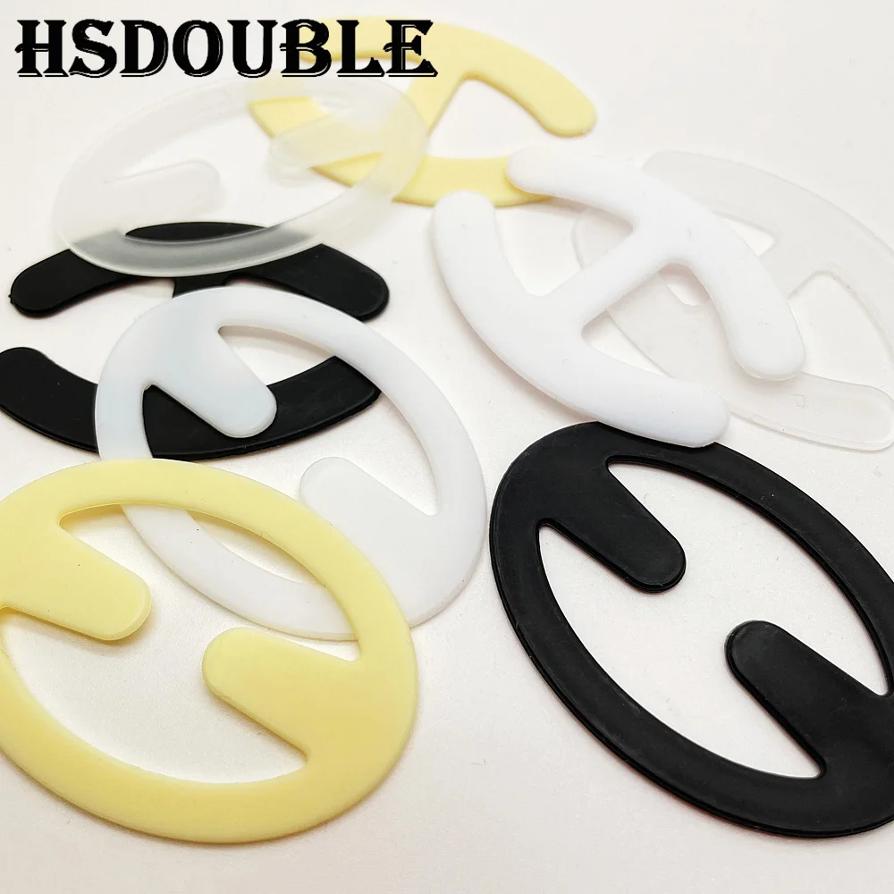 Underwear Bra Buckle Invisible Shadow-Shaped Back Intimates Accessories Clips Strap Holders 4 Pcs/Pack