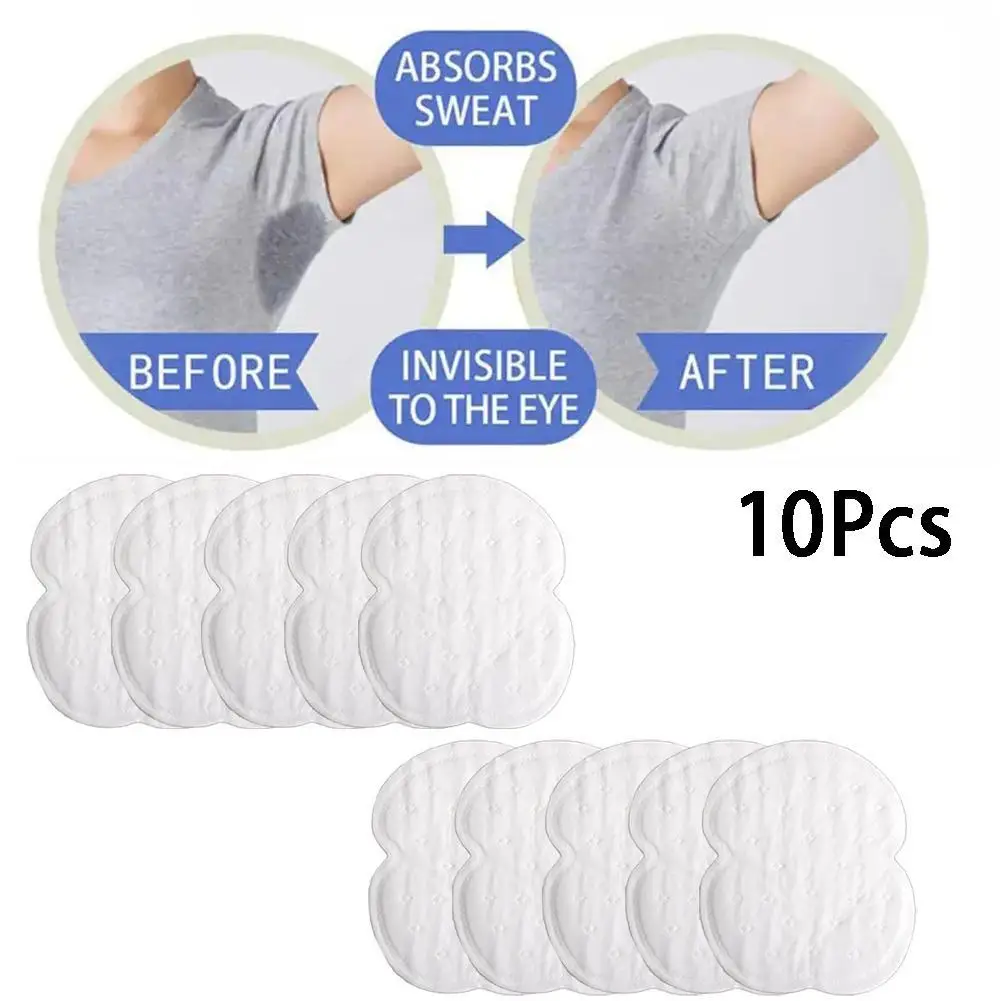 

10pcs Underarm Sweat Pads Armpit Absorbing Sweat Pad Deodorant Disposable Anti Sweat Perspiration Linings Sweat Stickers