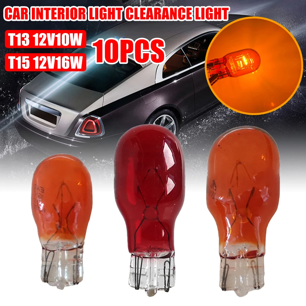   ڹ T13 T15 ҷΰ LED  ,  ڵ ׸ , Ŭ  ⱸ , 12V, 10 