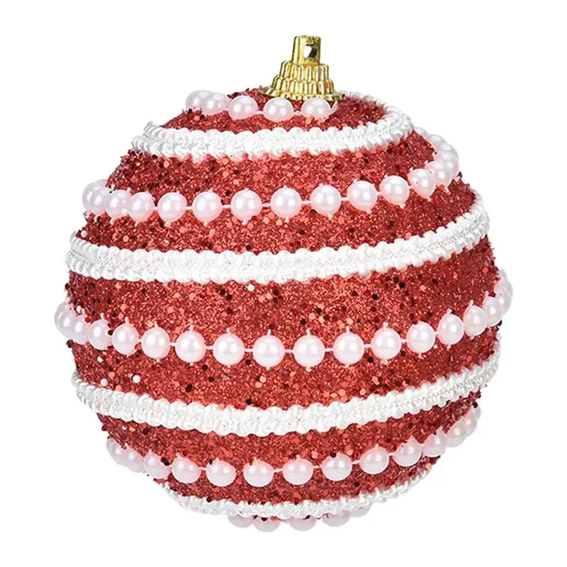 

Shatterproof Christmas Ball Decorations DIY Crafts Ball Hangings Pearl Balls Decorations For Christmas Tree Holiday Party