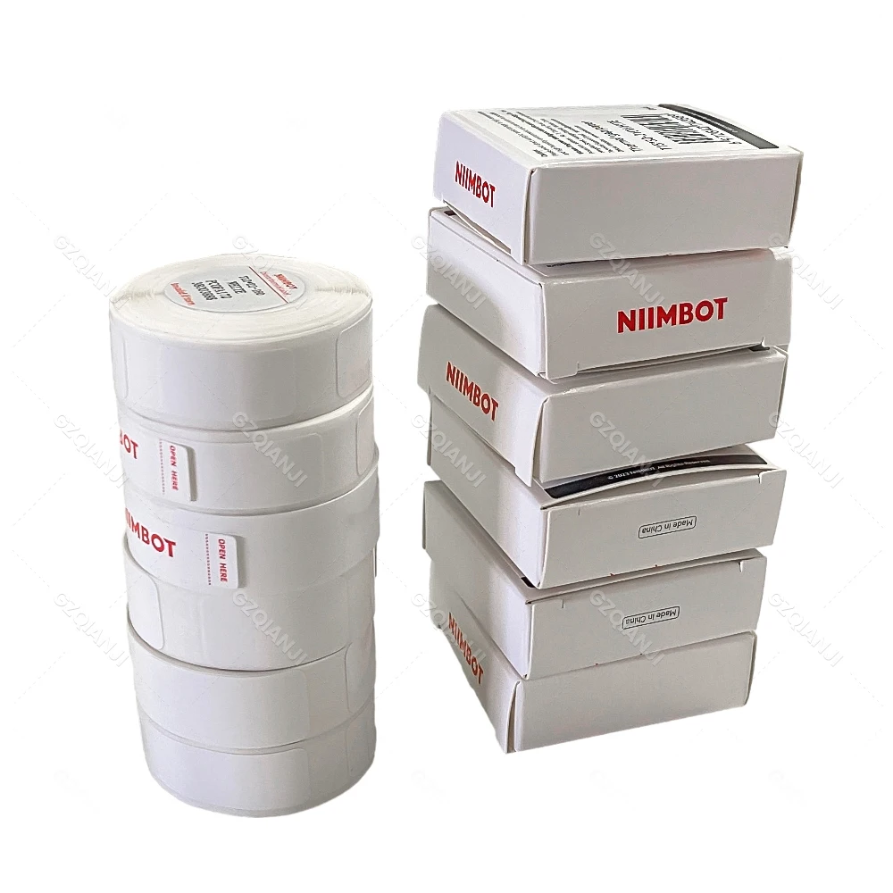 3~10Rolls Niimbot D110 D11 Label Paper Sticker Tape Waterproof Anti-Oil Tear/Scratch-Resistant Price Print D101 Label Pure Color