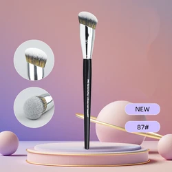 Professional Foundation Brush with Broom Head for Liquid Foundation and Concealer Application (87 foundation brush)