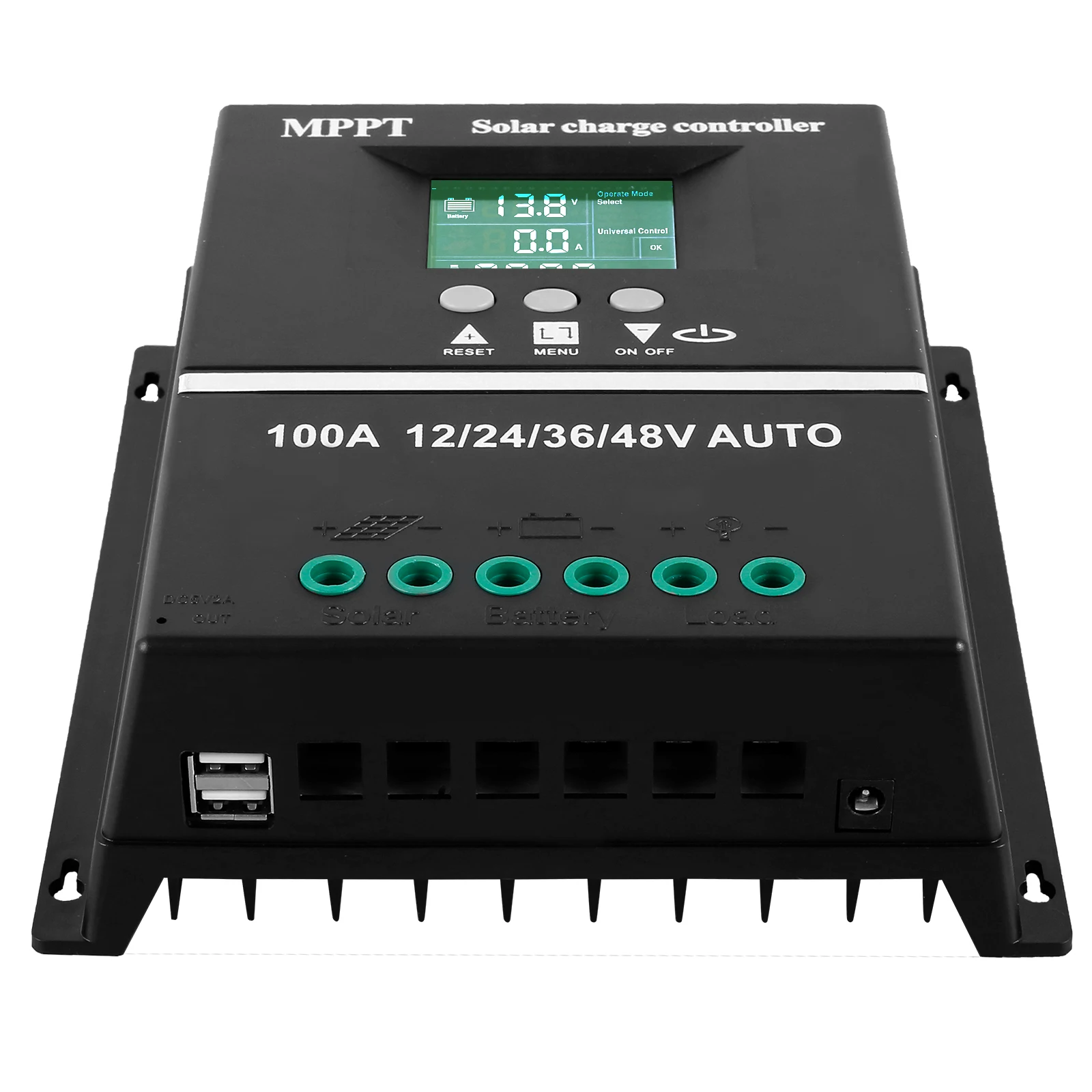 Regolatore di Carica Solare 10A 12V 24V 36V 48V Identificazione Automatica, compatibile con batterie al gel sigillate, ad acido libero e al litio | Leroy Merlin Regolatore di Carica Solare 10A 12V 24V 36V 48V Identificazione Automatica, compatibile con batterie al gel sigillate, ad acido libero e al litio | Leroy Merlin