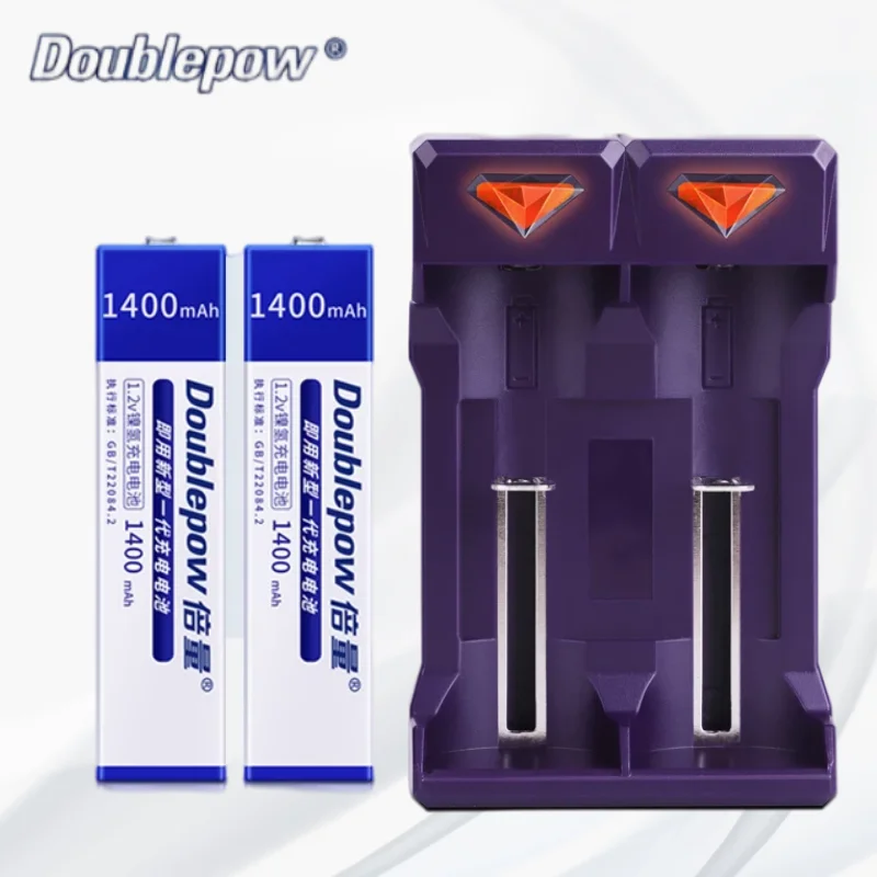 Двойное зарядное устройство для аккумуляторов Doublepow F6 Gum/подходит портативного