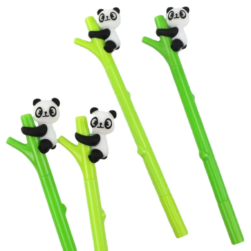 

1Pcs Cute Cartoon Panda Plastic Pen Black Bamboo Creative