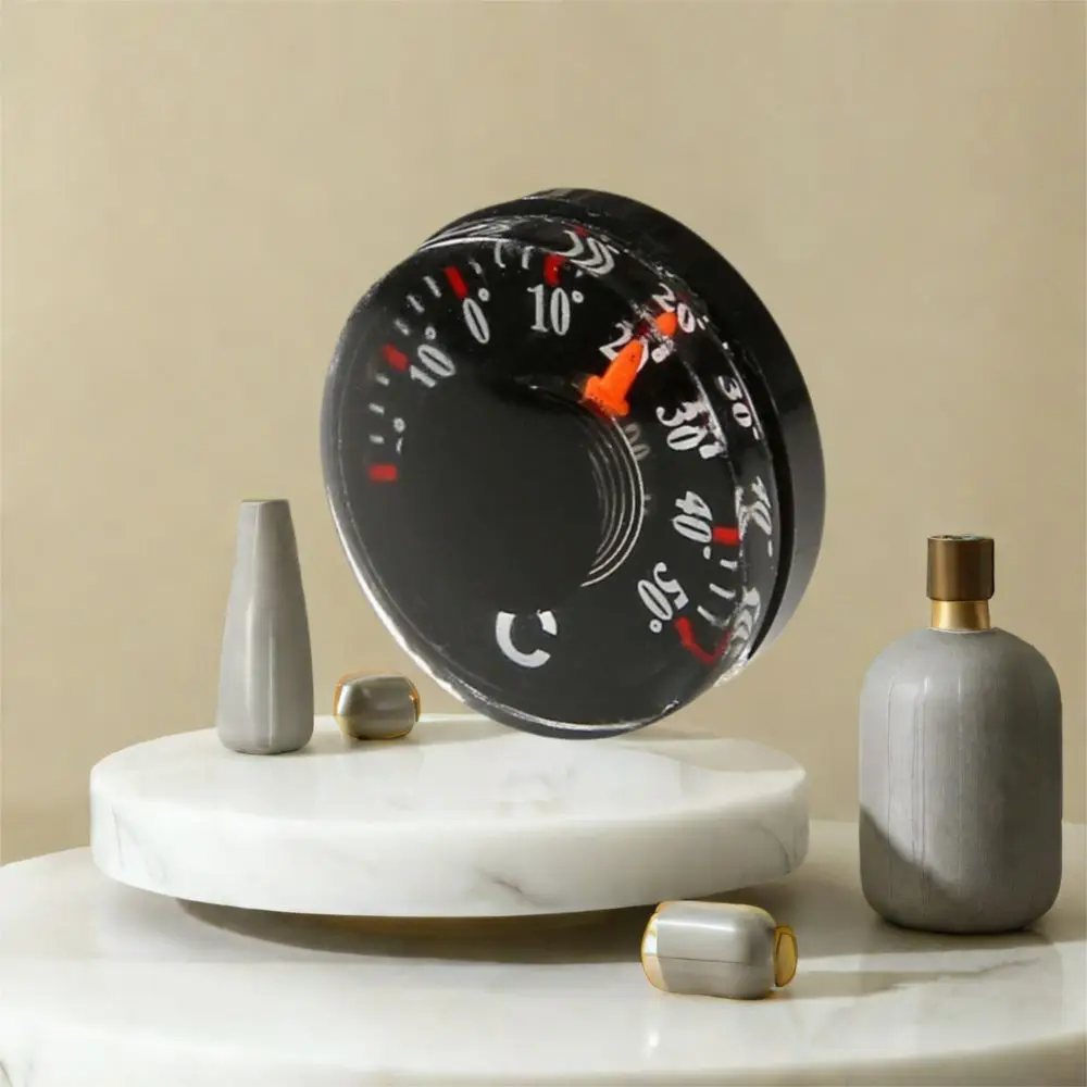 Mini Circular Thermometer Plastic Scale Measurement Dial Thermometer 20mm Waterproof High Accuracy Thermometer Home